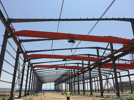 Q235 Q355B کارخانه ساختمانی فولادی برای کارگاه انبار